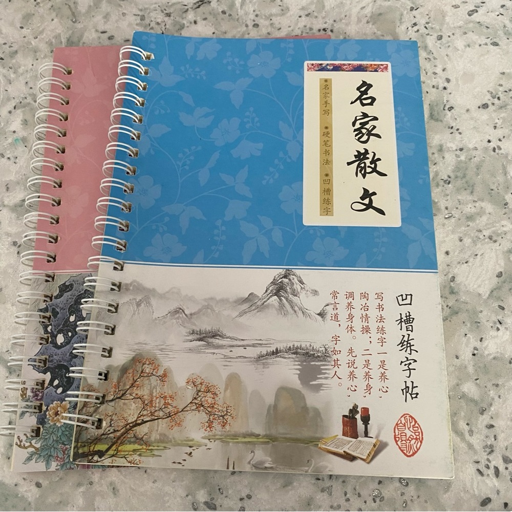 6 Practice Chinese Writing Books Set with Resuable Pages & Disappearing Ink - Picture 9 of 10